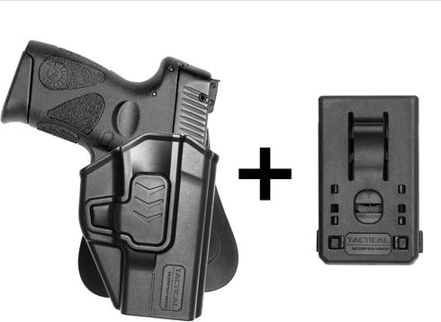Tactical Scorpion Gear Slimline Modular Level II Retention Paddle Holster for Taurus Millennium G2 PT111 PT132 PT138