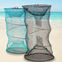 30cm 60cm BESPORTBLE Foldable Crawfish and Crab Trap Net Diameter X Length Portable Shrimp Fishing Cast Net for Blue