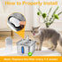 HOETEK 16+16 Pack 101oz/3L 16 16 Replacement Filters for SEIRMEP Stainless Steel Cat Water Fountain, Includes Filters