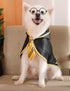 Dog Halloween Costume Wizard Pet Shirt, Funny Cat Clothes for Dogs Cats with Glasses (Medium, Yellow)