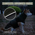Dog Anxiety Vest Hoodie, Calming Thunder Jacket with Head Cover Sleeves for Thunderstorm & Vet Visits (Green XS)