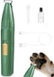 LEYOUFU Dog Clippers for Grooming - 2 Speed Low Noise Cordless Trimmer for Small Pets, Green