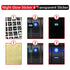 FXC Rocker Switch Aluminum Panel, 3 Gang Toggle Switches Dash, 5 Pin ON/Off, 2 LED Backlit for Boat Car Marine Blue