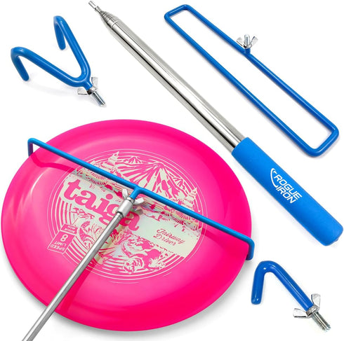 Telescoping Disc Golf Retriever Pole, 16 inches to 16ft Grabber Accessories
