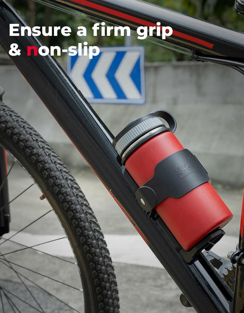KEMIMOTO Bike Cup Holder, Up to 40 OZ Capacity Water Bottle Holder for Bicycle, Sturdy Screw Mount Drink Holder