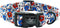Elegant Little Tail Holiday Dog Collar, Adjustable Independence Day Design for Small Medium Large Dogs