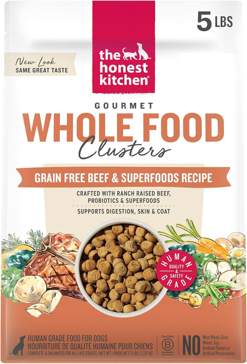 The Honest Kitchen Human Grade Whole Food Clusters Dry Dog Food -