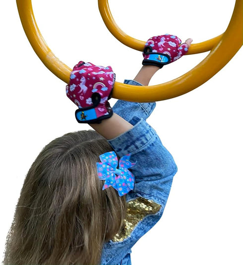 Monkey Bar Gloves for Kids 7 and 8 Years Old, Gymnastic Gloves, Bike Gloves, and Monkey Bars Bar Gloves for Girls