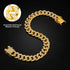 Gold Dog Chain Collar, Diamond Gold Chain Walking Metal Collar with Secure Buckle for Small, Medium, and Large Dogs