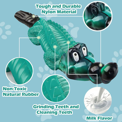 Dog Chew Toys for Aggressive Chewers, Heavy Duty Toys for Large Dogs, Tough Dog Toy for Super Aggressive Dogs