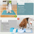 Homimp Washable Pee Pads for Dogs, 4 Pack Reusable Puppy Pads, Absorbent Leakproof Non Slip Training Pads, 36"x36"