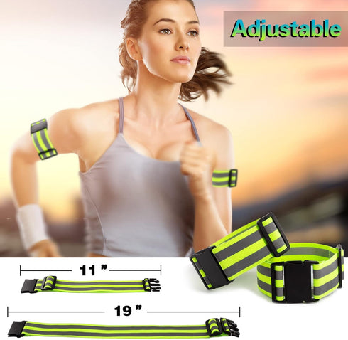Reflective Running Vest Gear, Safety Reflective Vest for Women and Men, Walking, Running, Cycling at Night