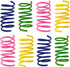 30 Pack AGYM Cat Toys for Indoor Cats, Interactive Cat Spring Toys, Durable Colorful Plastic Spiral Springs for Kitten