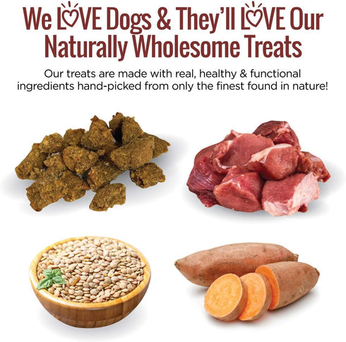 Smart Cookie All Natural Dog Treats - Wild Boar & Sweet Potato, Training Treats for Dogs
