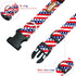 American Flag Dog Collar,4 of July Cute Adjustable Patriotic Collar for Boy and Girl Dogs, Dog Collar with Strong Plastic Buckle - for Small Medium Large Pets, M