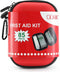 I GO 85 Pieces Hard Shell Mini Compact First Aid Kit, Small Personal Emergency Survival Kit for Travel