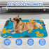 imiBBWQu Summer Summer 27" 22" Dog Cooling Mat Duck Yellow Black Blue Cooling Mat for Dogs Large Washable Dog Pad Pet