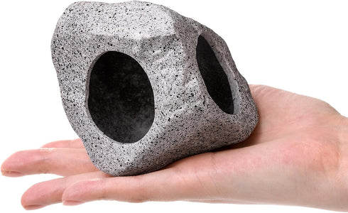 6 Pack Aquarium Decoration Rock Caves, Betta Fish Tank Hideaway, Stones House Decor for Cichlid Shrimp Territorial Fish