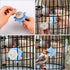 PEUTIER Parrot Spinner Toy, Medium Small Funny Parakeet Conures Toy Interactive Parrot Toy Bird Toy Spinning Rattle
