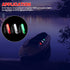 Treela 8 Pcs Kayak Navigation Lights, Waterproof LED Stern Lights for Night Marine Safety (Red, Green, White)