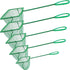 5 Pack Multi-Size Fine Quick Fish Catch Nets, Nylon Fishing Mesh Nets with Long Plastic Handle for Fish Tank
