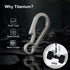 Titanium Carabiner Clip, Small Heavy Duty Keychain Hook for Backpack, Quick Release Key Chain
