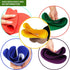 Nuburbur 9 Inch 10/24 Poly Spots, Anti-Slip Spot Markers Floor Spots, Waterproof Flat Filed Cones Poly Dots for Agility
