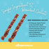 Beef Jerky Dog Treats - 6 Inch Thick Esophagus Braided Sticks, 12 Inch - 5 Pack, All Natural Bulk Chews
