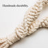 Natural Non-Toxic Cotton Rope Toys 2-Pack - Durable Eco-Friendly Interactive Dog Toy for Small and Medium Dogs