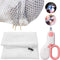 LUKHMELF Rabbit Bathing Bag,Bunny Grooming Kit, Breathable Mesh Anti Scratch Adjustable Rabbit Grooming