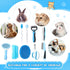 10 Trimmer Teenyyou Cats Grooming Kit - Pcs Pet Self Cleaning Kit for Indoor Long Hair Cats Include Brush Bath Brush