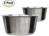 Neater Pet Brands Stainless Steel Dog and Cat Bowls - 2 Pack, Medium Deluxe Extra Replacement Bowl, 5 Cup Capacity