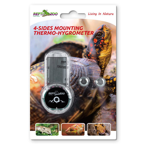 REPTI ZOO Upgraded Digital Reptile Thermometer Hygrometer, Pet Temperature and Humidity Gauge