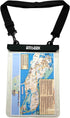 Waterproof Map Case 13 inch, Clear Dry Tablet Bag for Camping, Hiking, Kayaking, Biking, Traveling