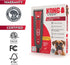 2-Speed 6 8-Foot Kong Dog Clipper Grooming Kit Stainless Steel Blade, Waterproof, LED Spotlight, Guide Combs, Cord
