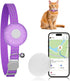 ZFSJTAG Smart Cat GPS Tracker, Cat Tracker Collar with Safety Elastic Buckle, Compatible