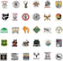 Go Hunting Stickers 104PCS, Waterproof Vinyl Decals for Outdoor Adventure, Water Bottle Labels for Boys
