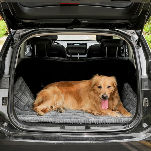 24.8" 54") Awjcsv Dog Car Seat Cover for Back Seat, Dog Bed for Car, Fit for Backseat Extenders, Car Seat Protector