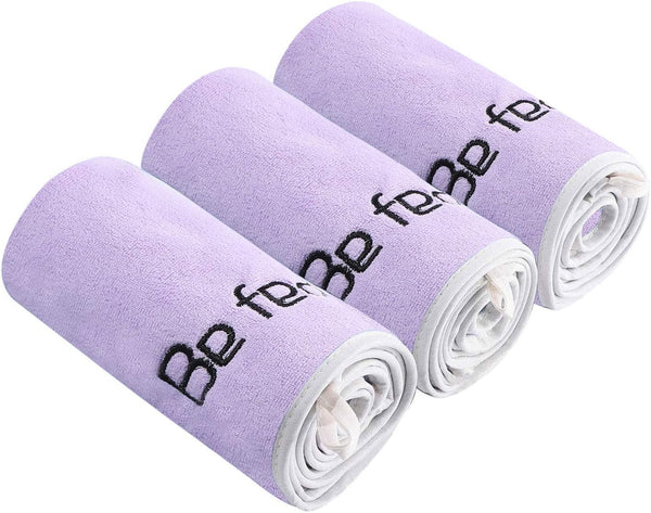 BOBOR 3-Pack 14 x 29 Inch Gym Towels for Women Sweat, Workout
