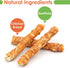 MON2SUN 9 Inch 23.28oz (6 Count-Pack 1) Dog Treats, Chicken Wrapped Rawhide Rolls Snacks, Teeth Cleaning and Long