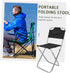 Backpack Toddmomy Fishing Folding Chair Camping Collapsing Stool Camping Folding Chair Small Folding Chair Beach Chair