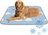 imiBBWQu Dog Cooling Mat Hot Ballon Clouds White Blue Dog Coolling Mat Washable