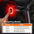 4 IPX6 Smart Bike Tail Light, Auto On/Off, Brake Sensing Rear Bike Light, USB C Rechargeable Bicycle Rear Light