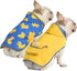HDE Hooded Reversible Dog Raincoat Poncho Jacket for Small Medium Large Dogs Ducks - Yellow - S