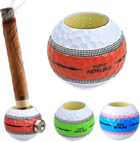 THE GOLFER STORE Portable Magnetic Cigar Holder for Golf Cart - Cigar Accessories in Orange