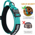 Tactical Dog Collar - Adjustable Military Nylon Reflective Collar with Handle and Heavy Duty Metal Buckle for Large Dogs