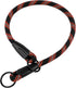 BronzeDog Rope Pro Training Dog Collar, Braided No Pull Quick Release Lead for Small Medium Large Dogs (M - 19.7" Long,