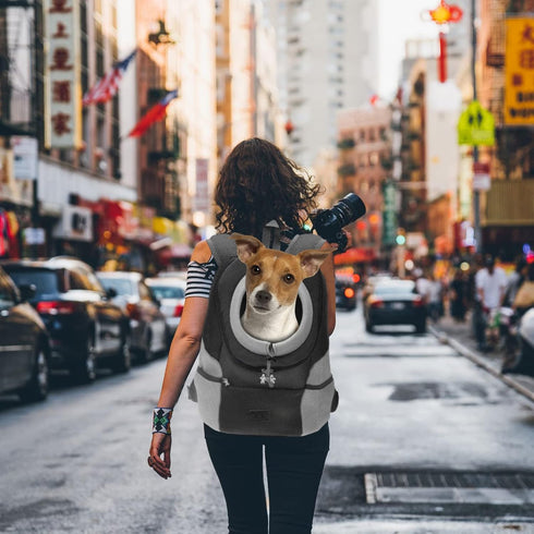 Dog Backpack Carrier - Pet Travel Carriers for Small Dogs and Cats, Convenient Pet Travel Backpack
