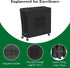 80 600D (34Lx19Wx31H RICHIE Rolling Cooler Cart Cover Fit for Most QT, Waterproof Ice Chest Cover with Zippered Pocket