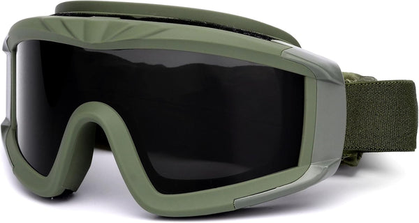 SPOSUNE Airsoft Goggles - Anti Fog Tactical Goggles with 3 Interchangeable Lens, UV400 Protection